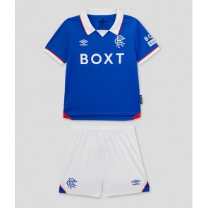Rangers Hemmaställ Barn 2025-26 Kortärmad (+ Korta byxor)